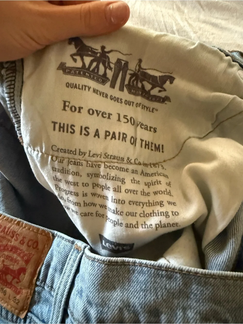 Levi's Light Blue Relaxed Fit Men's Jeans